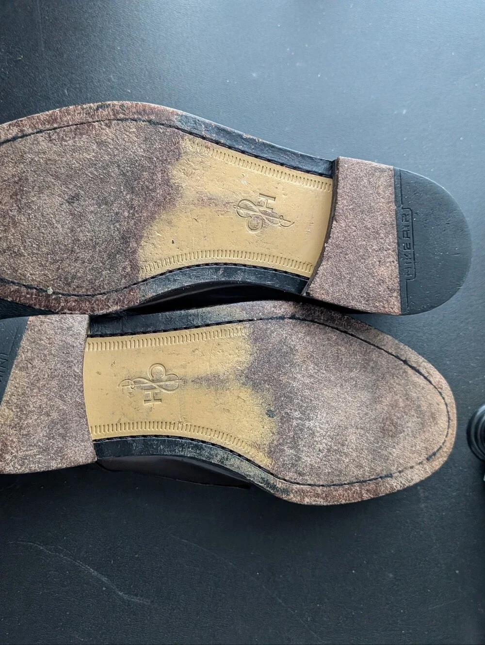 Cole Haan Dark Brown Leather Lace-Up Oxfords